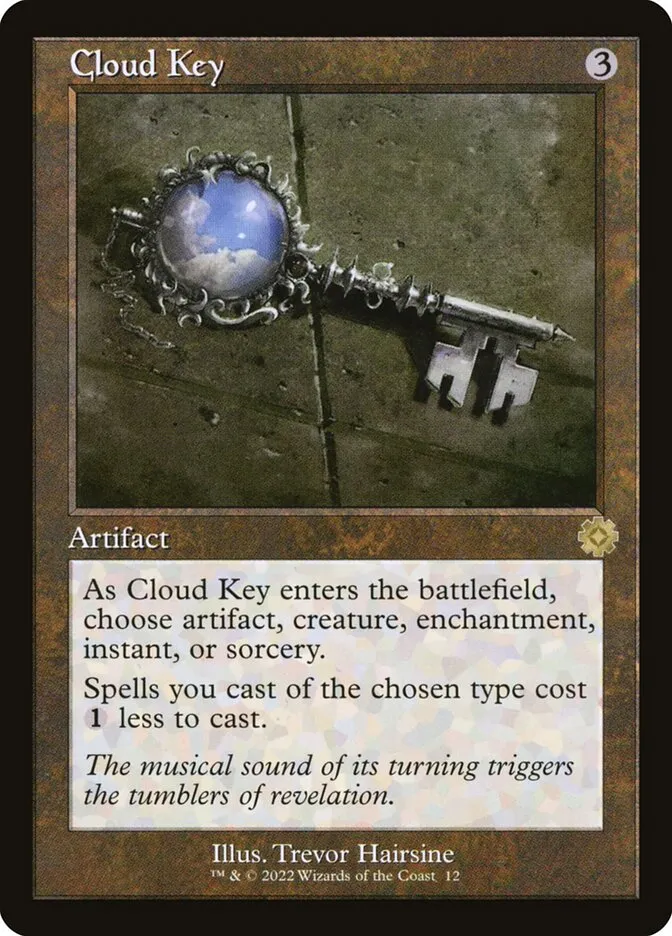 2022 The Brothers' War Retro Artifacts Cloud Key rare #12 rare card image