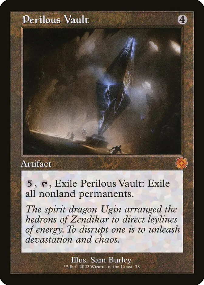 2022 The Brothers' War Retro Artifacts Perilous Vault mythic #38 mythic card image