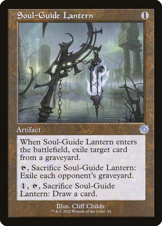 2022 The Brothers' War Retro Artifacts Soul-Guide Lantern uncommon #54 uncommon card image