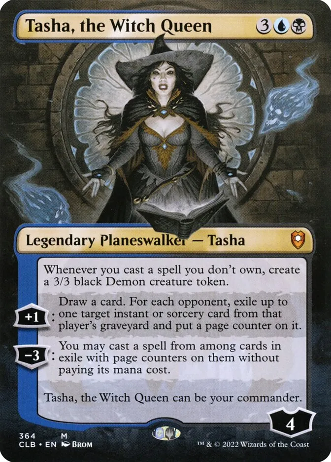 2022 Commander Legends: Battle for Baldur's Gate Tasha, the Witch Queen #364 mythic card image