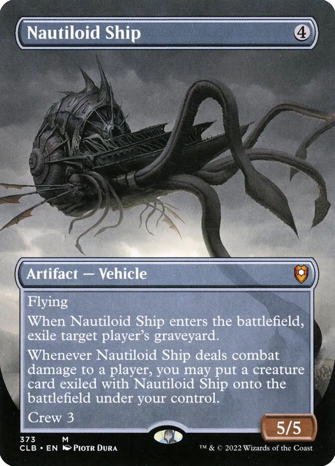 2022 Commander Legends: Battle for Baldur's Gate Nautiloid Ship #373 mythic card image