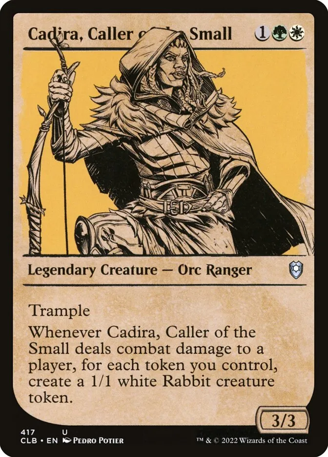 2022 Commander Legends: Battle for Baldur's Gate Cadira, Caller of the Small #417 uncommon card image