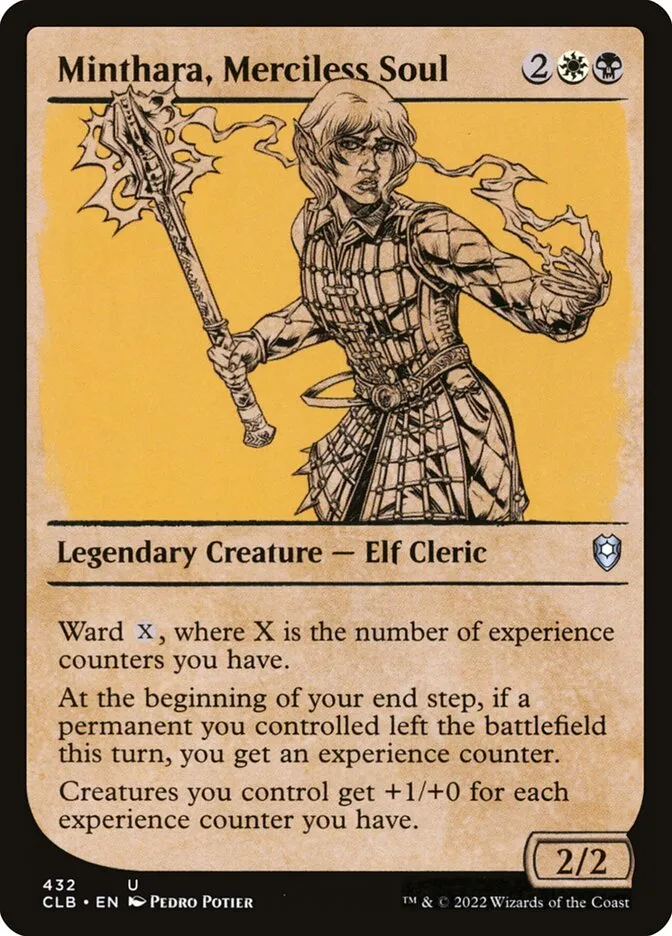 2022 Commander Legends: Battle for Baldur's Gate Minthara, Merciless Soul #432 uncommon card image