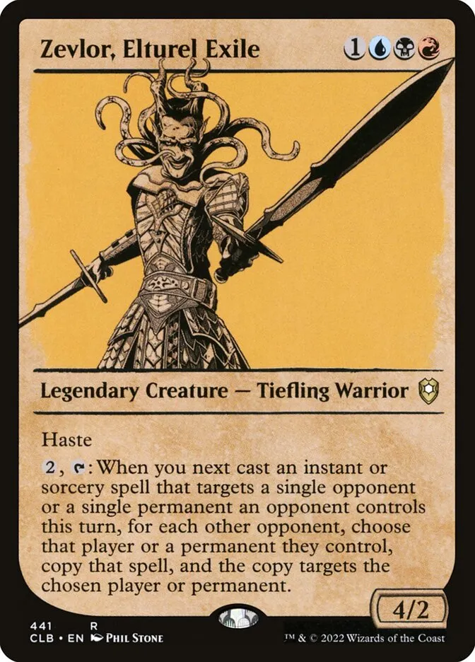 2022 Commander Legends: Battle for Baldur's Gate Zevlor, Elturel Exile #441 rare card image
