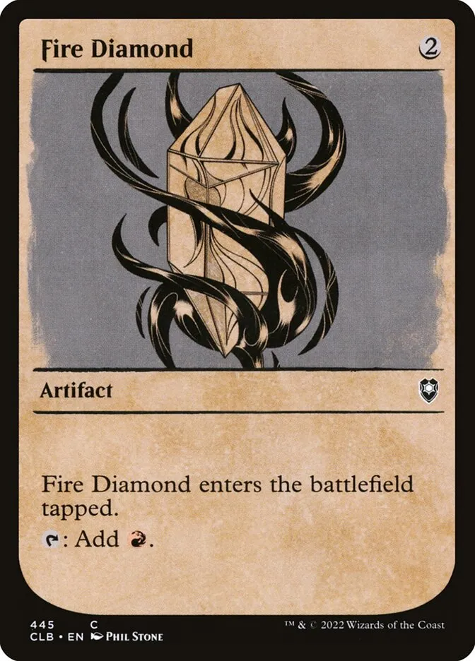 2022 Commander Legends: Battle for Baldur's Gate Fire Diamond #445 common card image
