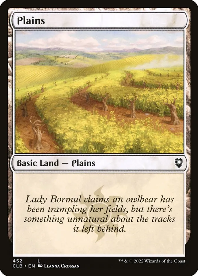2022 Commander Legends: Battle for Baldur's Gate Plains #452 common card image