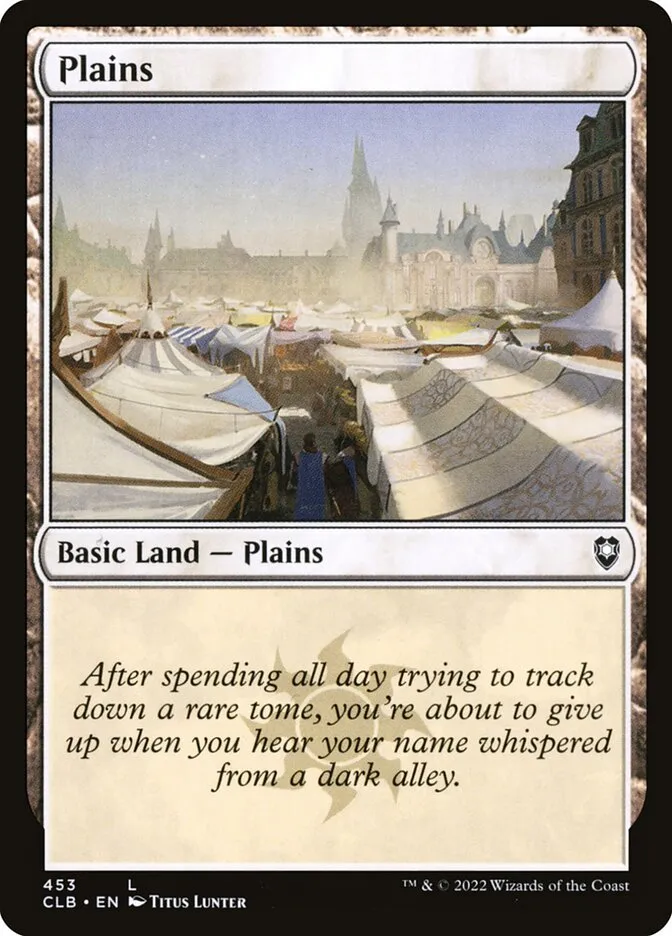 2022 Commander Legends: Battle for Baldur's Gate Plains #453 common card image