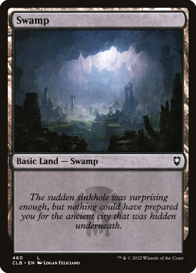 2022 Commander Legends: Battle for Baldur's Gate Swamp #460 common card image