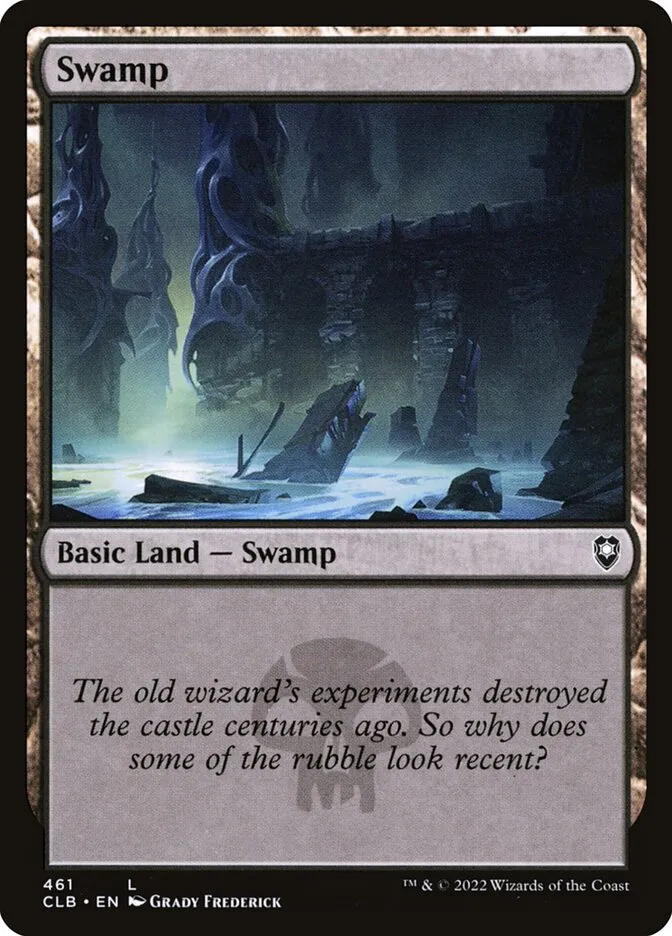 2022 Commander Legends: Battle for Baldur's Gate Swamp #461 common card image