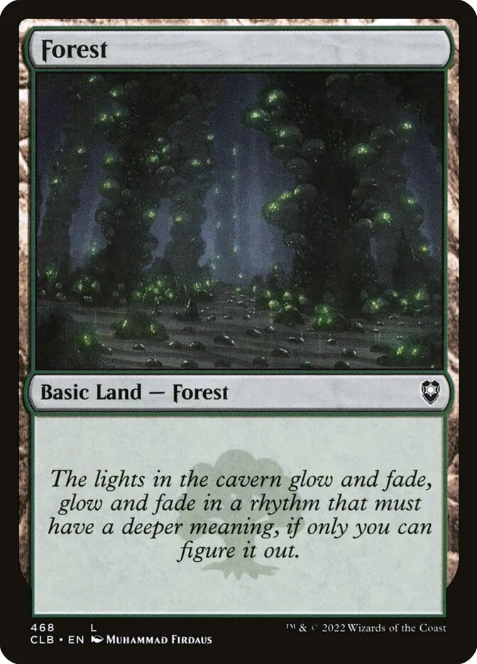 2022 Commander Legends: Battle for Baldur's Gate Forest #468 common card image