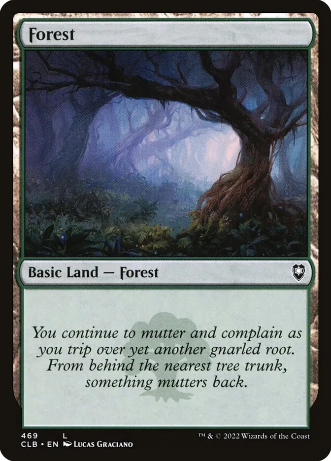 2022 Commander Legends: Battle for Baldur's Gate Forest common #469 common card image