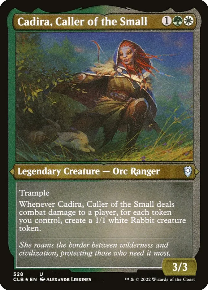 2022 Commander Legends: Battle for Baldur's Gate Cadira, Caller of the Small #528 uncommon card image