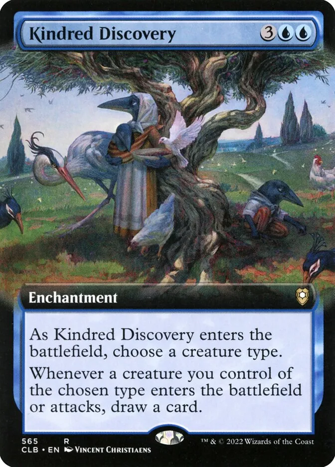 2022 Commander Legends: Battle for Baldur's Gate Kindred Discovery #565 rare card image
