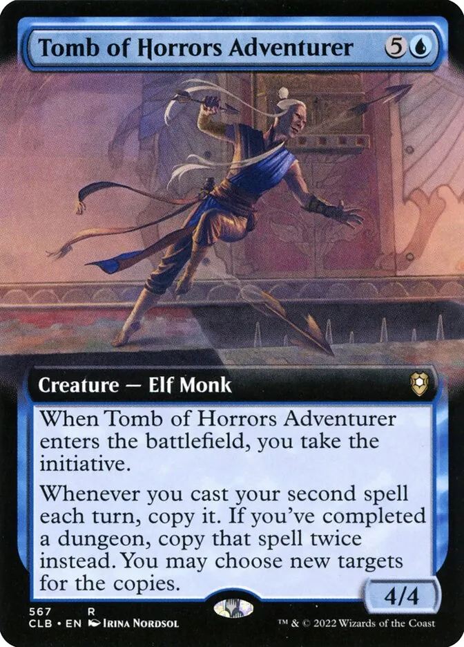 2022 Commander Legends: Battle for Baldur's Gate Tomb of Horrors Adventurer #567 rare card image