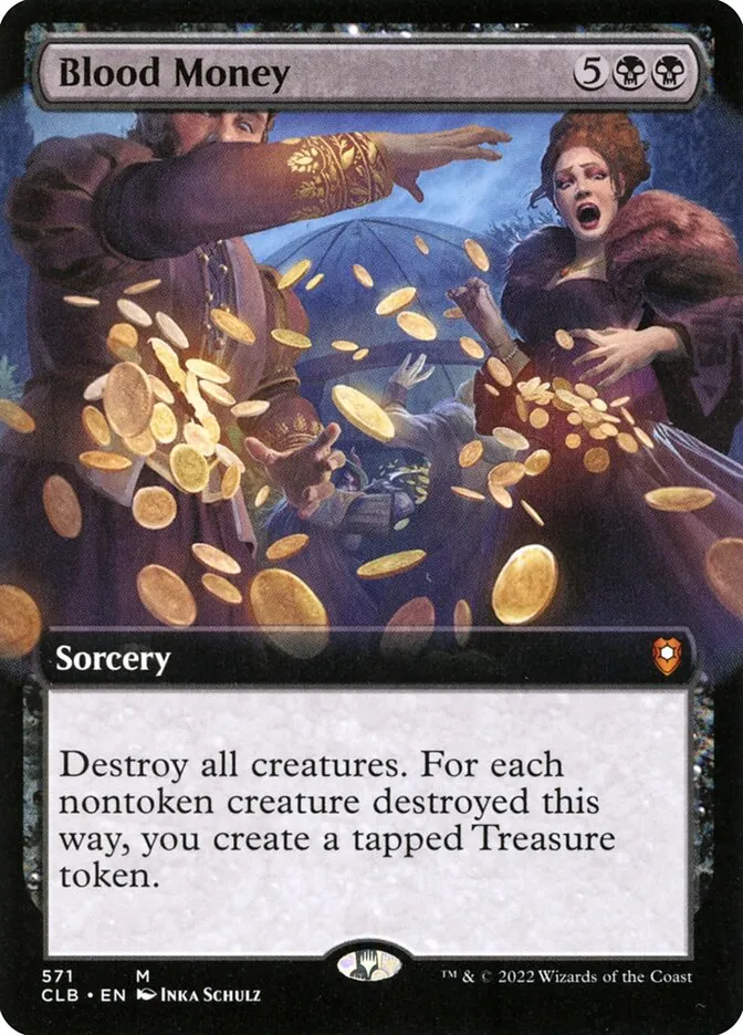 2022 Commander Legends: Battle for Baldur's Gate Blood Money #571 mythic card image