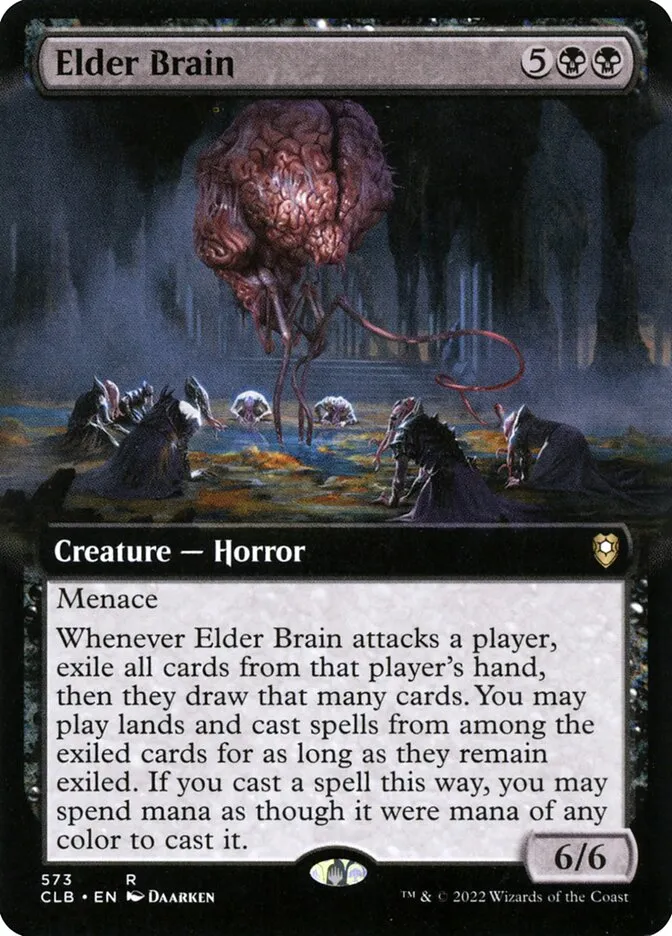2022 Commander Legends: Battle for Baldur's Gate Elder Brain #573 rare card image