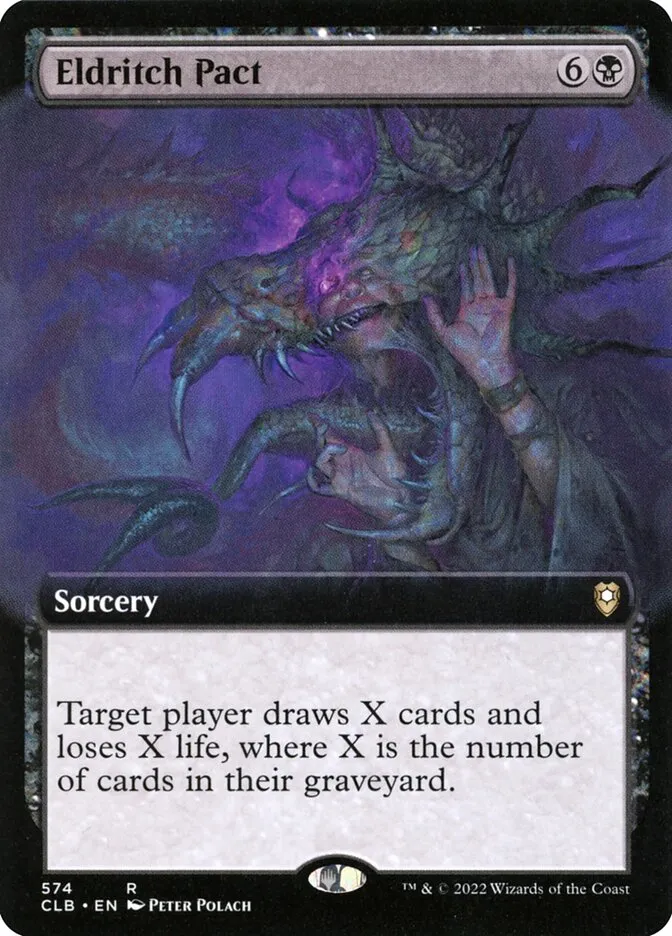 2022 Commander Legends: Battle for Baldur's Gate Eldritch Pact #574 rare card image