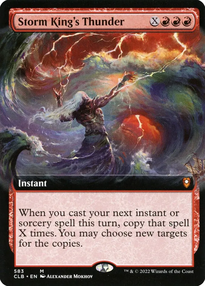 2022 Commander Legends: Battle for Baldur's Gate Storm King's Thunder #583 mythic card image