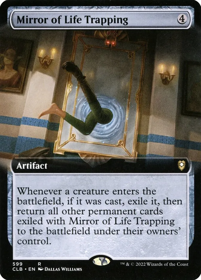 2022 Commander Legends: Battle for Baldur's Gate Mirror of Life Trapping #599 rare card image
