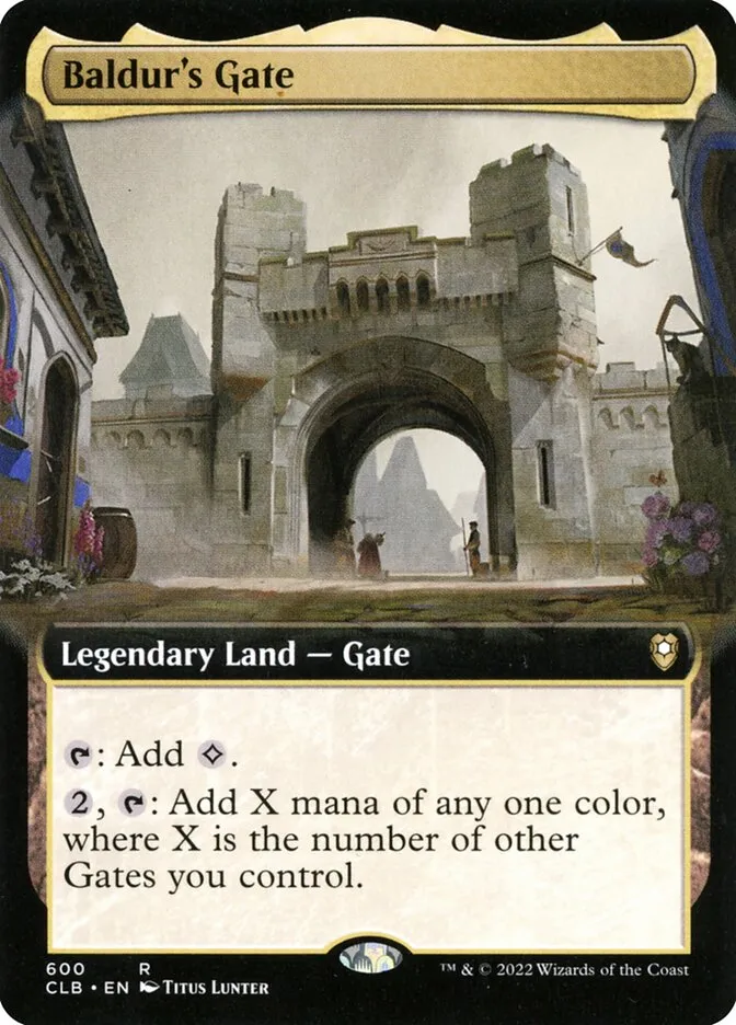 2022 Commander Legends: Battle for Baldur's Gate Baldur's Gate #600 rare card image