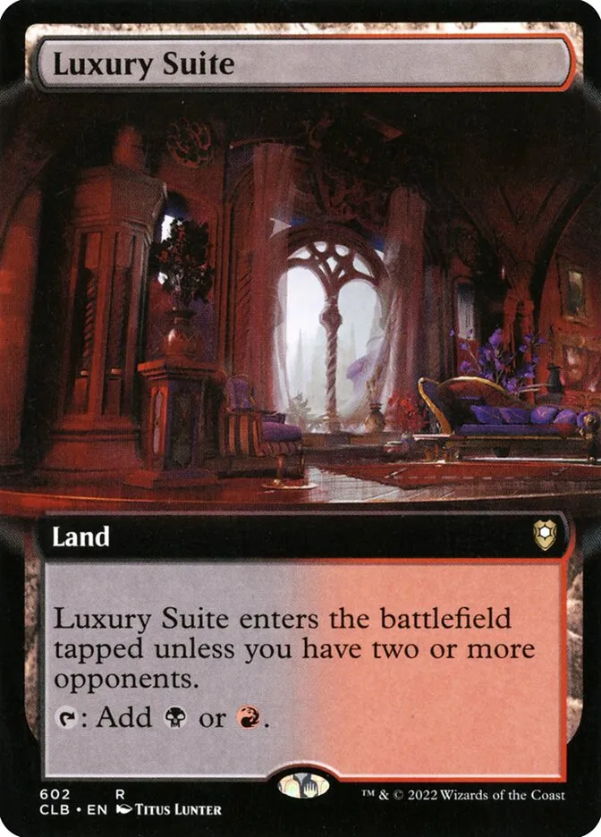 2022 Commander Legends: Battle for Baldur's Gate Luxury Suite #602 rare card image