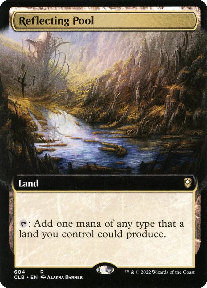 2022 Commander Legends: Battle for Baldur's Gate Reflecting Pool #604 rare card image
