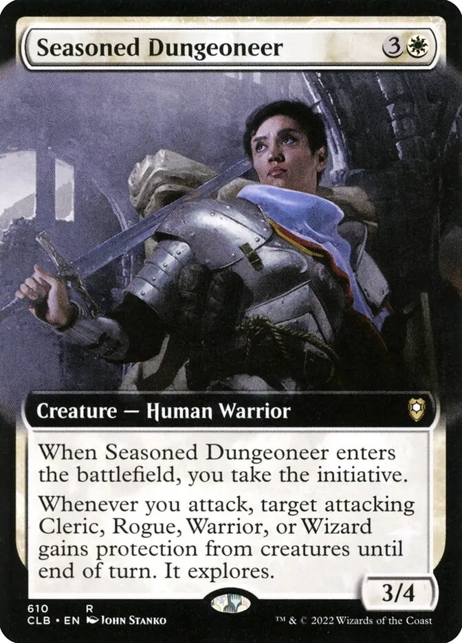 2022 Commander Legends: Battle for Baldur's Gate Seasoned Dungeoneer #610 rare card image