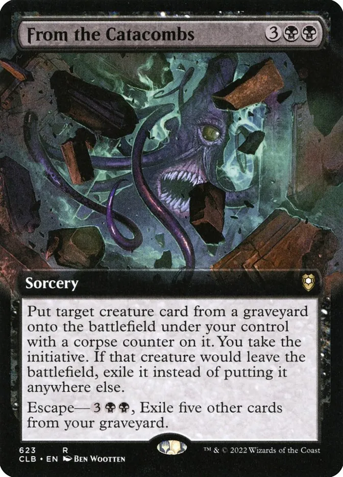 2022 Commander Legends: Battle for Baldur's Gate From the Catacombs #623 rare card image