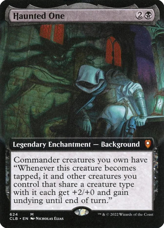 2022 Commander Legends: Battle for Baldur's Gate Haunted One #624 mythic card image