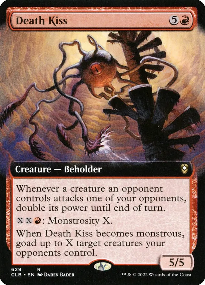 2022 Commander Legends: Battle for Baldur's Gate Death Kiss #629 rare card image