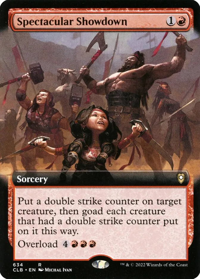 2022 Commander Legends: Battle for Baldur's Gate Spectacular Showdown #634 rare card image