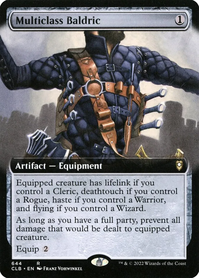 2022 Commander Legends: Battle for Baldur's Gate Multiclass Baldric #644 rare card image