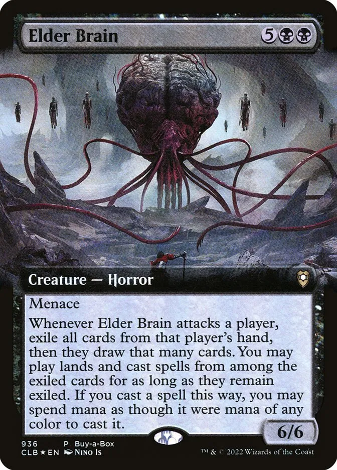 2022 Commander Legends: Battle for Baldur's Gate Elder Brain #936 rare card image