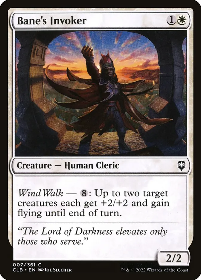 2022 Commander Legends: Battle for Baldur's Gate Bane's Invoker common #7 common card image