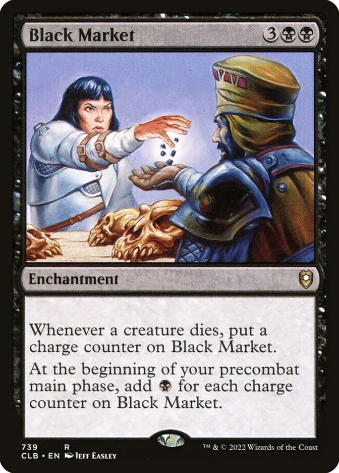 2022 Commander Legends: Battle for Baldur's Gate Black Market #739 rare card image
