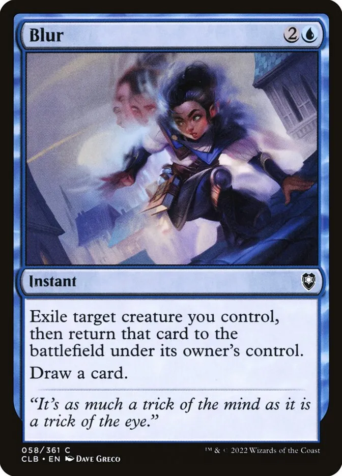 2022 Commander Legends: Battle for Baldur's Gate Blur #58 common card image