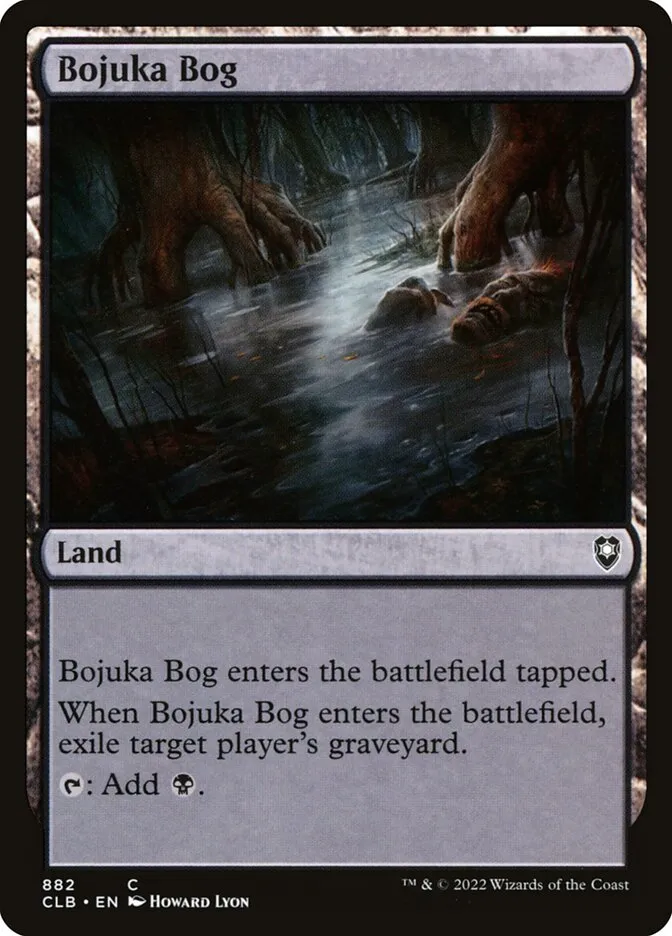 2022 Commander Legends: Battle for Baldur's Gate Bojuka Bog #882 common card image