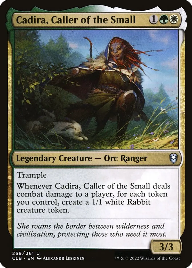 2022 Commander Legends: Battle for Baldur's Gate Cadira, Caller of the Small #269 uncommon card image
