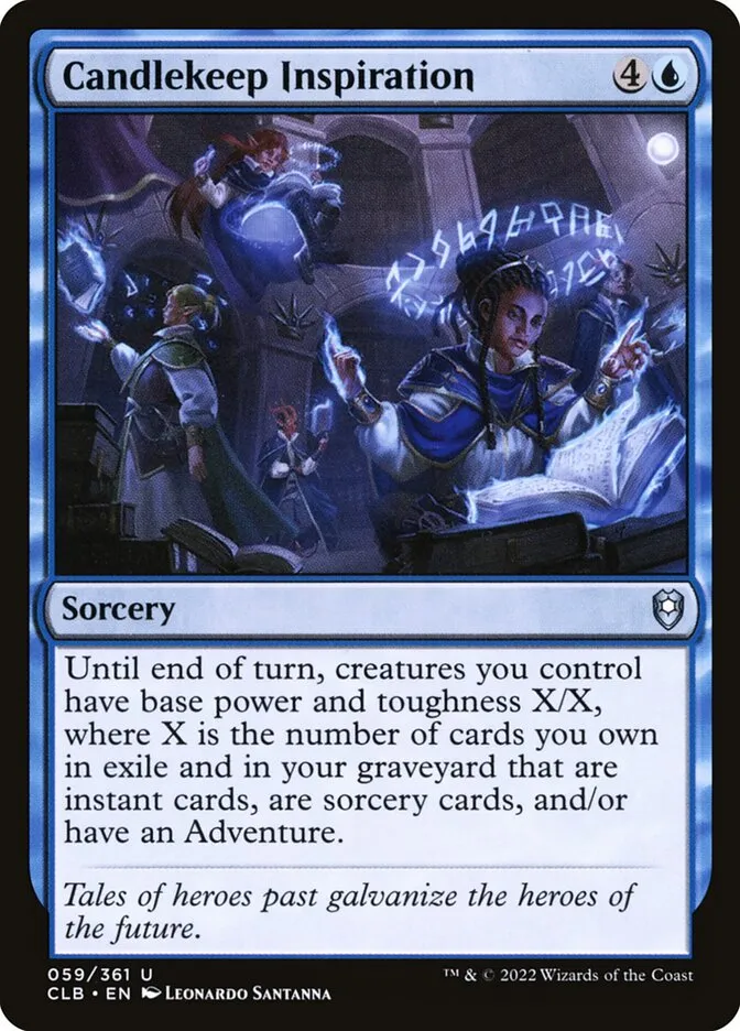 2022 Commander Legends: Battle for Baldur's Gate Candlekeep Inspiration #59 uncommon card image