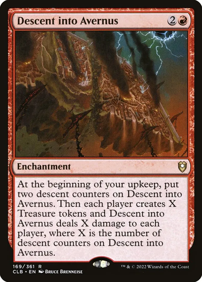 2022 Commander Legends: Battle for Baldur's Gate Descent into Avernus #169 rare card image