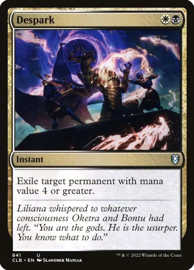 2022 Commander Legends: Battle for Baldur's Gate Despark #841 uncommon card image