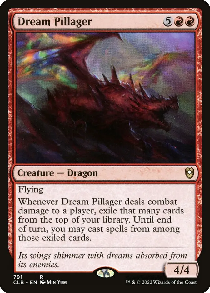 2022 Commander Legends: Battle for Baldur's Gate Dream Pillager #791 rare card image