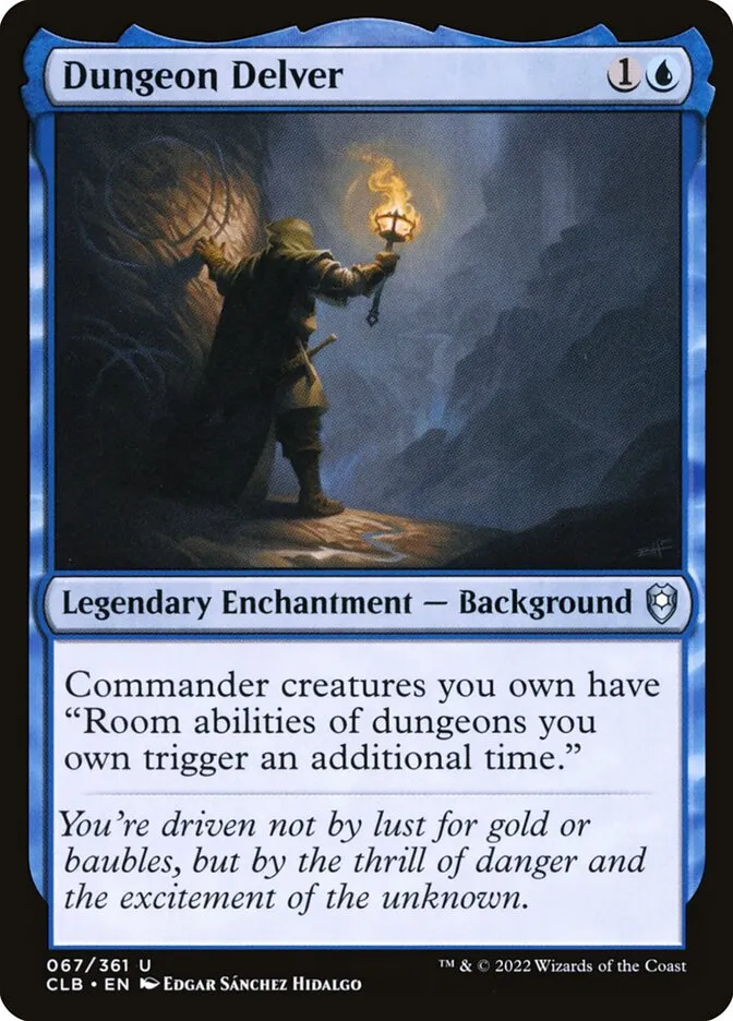 2022 Commander Legends: Battle for Baldur's Gate Dungeon Delver #67 uncommon card image