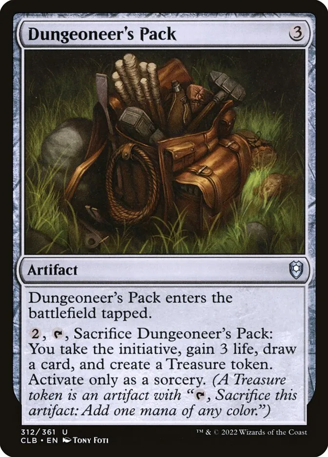 2022 Commander Legends: Battle for Baldur's Gate Dungeoneer's Pack #312 uncommon card image