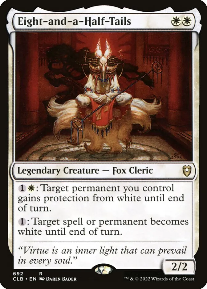 2022 Commander Legends: Battle for Baldur's Gate Eight-and-a-Half-Tails #692 rare card image