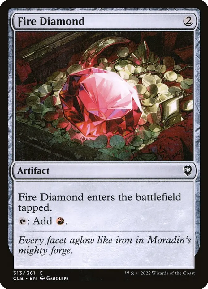 2022 Commander Legends: Battle for Baldur's Gate Fire Diamond #313 common card image