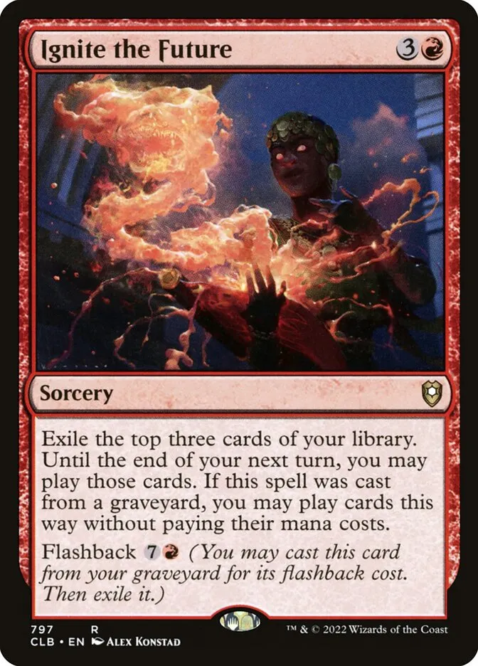 2022 Commander Legends: Battle for Baldur's Gate Ignite the Future #797 rare card image
