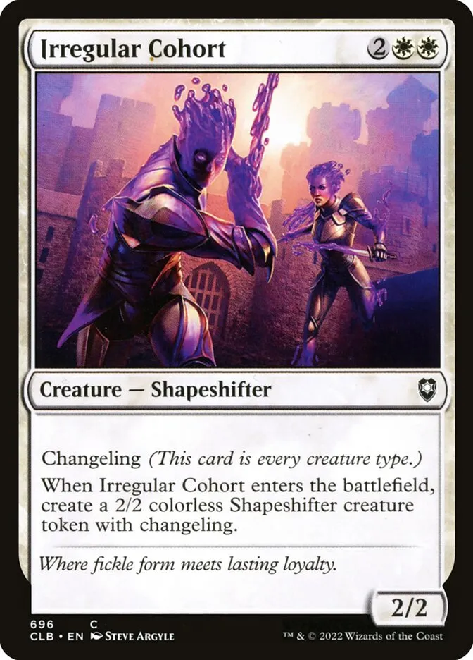 2022 Commander Legends: Battle for Baldur's Gate Irregular Cohort #696 common card image
