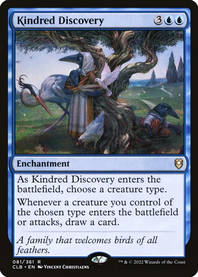 2022 Commander Legends: Battle for Baldur's Gate Kindred Discovery #81 rare card image