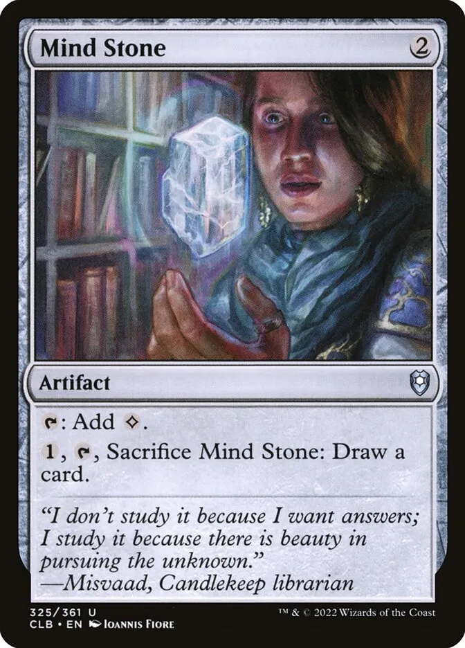 2022 Commander Legends: Battle for Baldur's Gate Mind Stone #325 uncommon card image